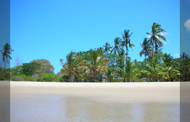 Ruvula beach in the Mnazi Bay Marine Park